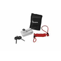 ΚΛΕΙΔΑΡΙΑ ΔΙΣΚΟΠΛΑΚΑΣ VESPA ΛΕΥΚΗ 10mm