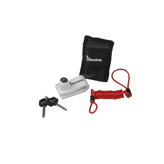 ΚΛΕΙΔΑΡΙΑ ΔΙΣΚΟΠΛΑΚΑΣ VESPA ΛΕΥΚΗ 10mm