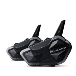 Ενδοεπικοινωνία Μοτοσυκλέτας Midland BTR1 Advanced X – Διπλή Συσκευασία