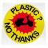 Αυτοκόλλητο PLASTICA?  NO THANKS
