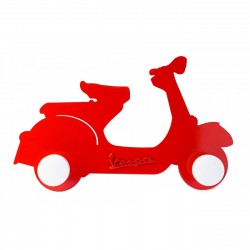 ΚΡΕΜΑΣΤΡΑ VESPA ΚΟΚΚΙΝΗ 33x20.5cm