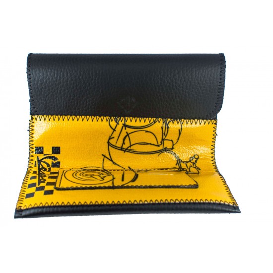 ΚΑΠΝΟΘΗΚΗ VESPA YELLOW-BLACK