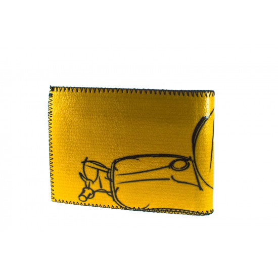 ΠΟΡΤΟΦΟΛΙ VESPA YELLOW BLACK