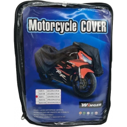 ΚΟΥΚΟΥΛΑ WINGER ΜΟΤΟΣΥΚΛΕΤΑΣ ΜΑΥΡΗ ΕΝΙΣΧΥΜΕΝΗ ΑΔΙΑΒΡΟΧΗ UNIVERSAL