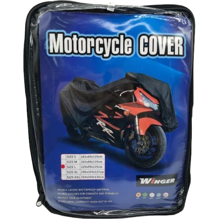 ΚΟΥΚΟΥΛΑ WINGER ΜΟΤΟΣΥΚΛΕΤΑΣ ΜΑΥΡΗ ΕΝΙΣΧΥΜΕΝΗ ΑΔΙΑΒΡΟΧΗ UNIVERSAL