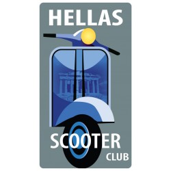 ΑΥΤΟΚΟΛΛΗΤΟ "HELLAS SCOOTER"