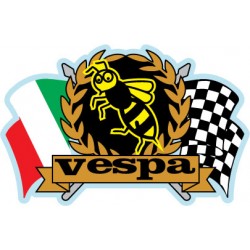 ΑΥΤΟΚΟΛΛΗΤΟ VESPA ΠΡΩΤΑΘΛΗΤΡΙΑ ΜΕΛΙΣΣΑ 