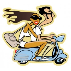 ΑΥΤΟΚΟΛΛΗΤΟ VESPA ΖΕΥΓΑΡΙ