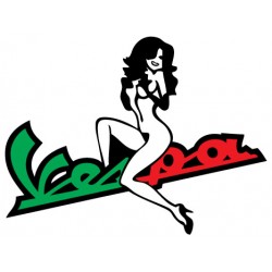 ΑΥΤΟΚΟΛΛΗΤΟ "VESPA GIRL"