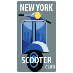 ΑΥΤΟΚΟΛΛΗΤΟ "VESPA NEW YORK SCOOTER"