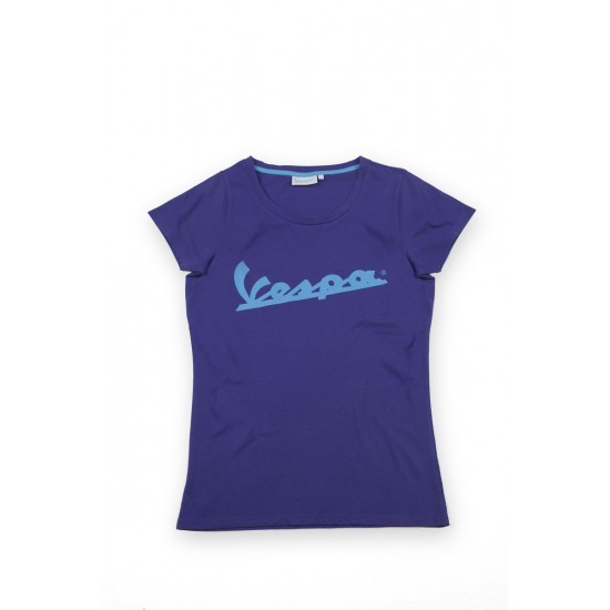 ΜΠΛΟΥΖΑ T-SHIRT VESPA LOGO ΜΩΒ ΓΥΝΑΙΚΕΙΟ