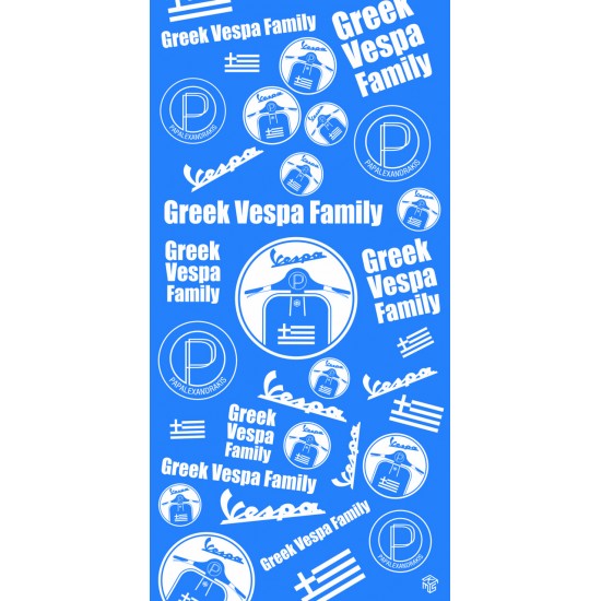 Φουλάρι Greek Vespa Family