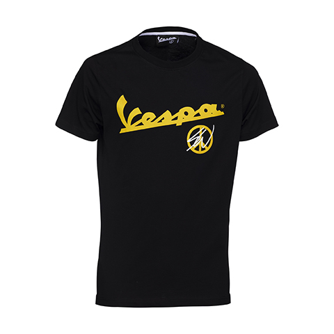 ΜΠΛΟΥΖΑ T-SHIRT VESPA SWOTHERSP ΜΑΥΡΗ