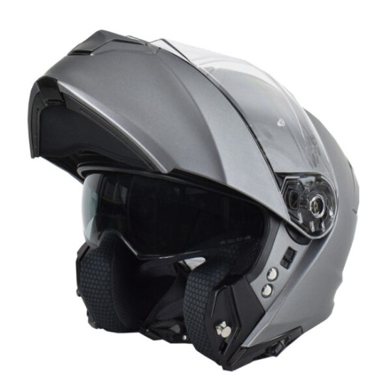FLIP UP HELMET YOHE 935 SV TITANIUM MATT