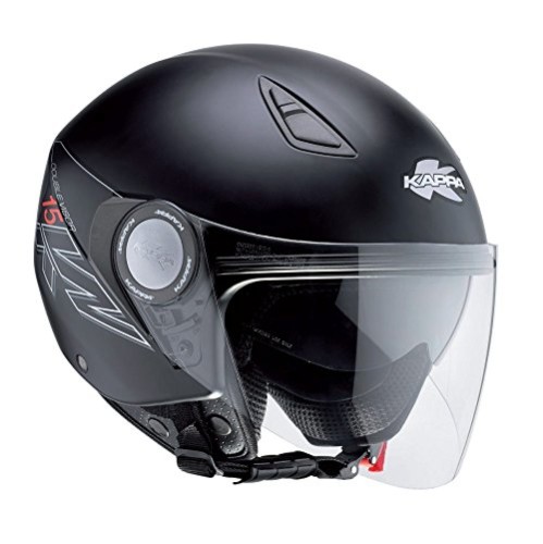 ΚΡΑΝΟΣ JET Kappa Moto KV15 Demi-Jet Black Matt