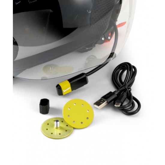 ΚΡΑΝΟΣ VESPA VISOR 4.0 BT (BLUETOOTH) ΓΚΡΙ G23