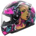 ΚΡΑΝΟΣ FULL FACE LS2 FF353 RAPID II CYBERG PURPLE CYAN