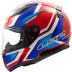 ΚΡΑΝΟΣ FULL FACE LS2 FF353 RAPID II FLITZ WHITE BLUE RED