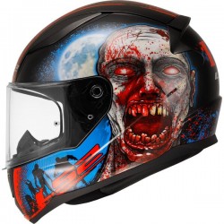 ΚΡΑΝΟΣ FULL FACE LS2 FF353 RAPID II ZOMBIE BLACK RED
