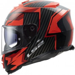 ΚΡΑΝΟΣ FULL FACE LS2 FF800 STORM II TRACKER BLACK RED