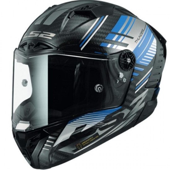 ΚΡΑΝΟΣ FULL FACE LS2 FF805 THUNDER CARBON VOLT GL BLACK BLUE
