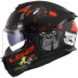 ΚΡΑΝΟΣ FULL FACE LS2 FF808 STREAM II ANGRY MONKEY M BLACK RED