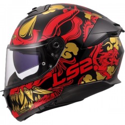 ΚΡΑΝΟΣ FULL FACE LS2 FF808 STREAM II DRAKO BLACK RED