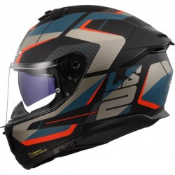 ΚΡΑΝΟΣ FULL FACE LS2 FF808 STREAM II ROAD M BLACK BLUE