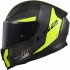 ΚΡΑΝΟΣ FULL FACE LS2 FF811 VECTOR II CARBON GRID MATT H‑V YELLOW