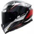 ΚΡΑΝΟΣ FULL FACE LS2 FF811 VECTOR II CARBON SAVAGE WHITE RED GREY