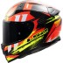 ΚΡΑΝΟΣ FULL FACE LS2 FF811 VECTOR II CARBON TANTIC RED H‑V YELLOW