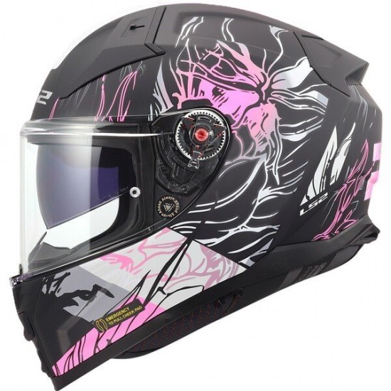 ΚΡΑΝΟΣ FULL FACE LS2 FF811 VECTOR II DARFLO BLACK PINK