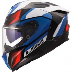ΚΡΑΝΟΣ FULL FACE LS2 FF817 CHALLENGER II VIPER WHITE BLUE RED