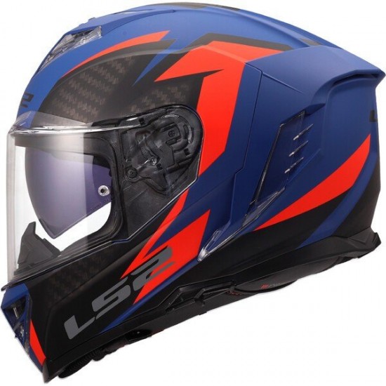 ΚΡΑΝΟΣ FULL FACE LS2 FF818 STORM III DYNAMO BLUE RED