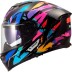 ΚΡΑΝΟΣ FULL FACE LS2 FF818 STORM III KAOS BLACK PURPLE BLUE