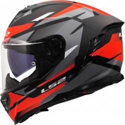 ΚΡΑΝΟΣ FULL FACE LS2 FF818 STORM III KOMAI BLACK RED