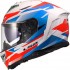 ΚΡΑΝΟΣ FULL FACE LS2 FF818 STORM III KOMAI WHITE BLUE RED