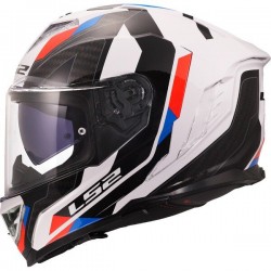 ΚΡΑΝΟΣ FULL FACE LS2 FF818 STORM III SPORTY WHITE BLUE RED