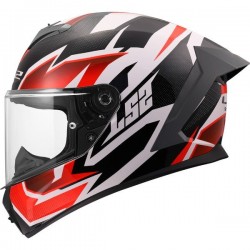 ΚΡΑΝΟΣ FULL FACE LS2 FF820 RAPID III XTREM WHITE BLACK RED