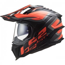 ΚΡΑΝΟΣ ADVENTURE LS2 MX701 EXPLORER ALTER MATT BLACK FL ORANGE