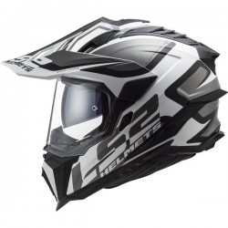 ΚΡΑΝΟΣ ADVENTURE LS2 MX701 EXPLORER ALTER MATT BLACK WHITE
