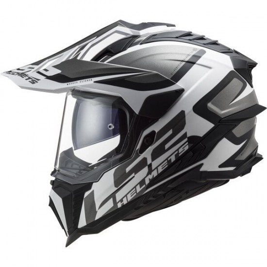 ΚΡΑΝΟΣ ADVENTURE LS2 MX701 EXPLORER ALTER MATT BLACK WHITE