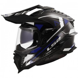 ΚΡΑΝΟΣ ADVENTURE LS2 MX701 EXPLORER CARBON ADVENTURE BLUE