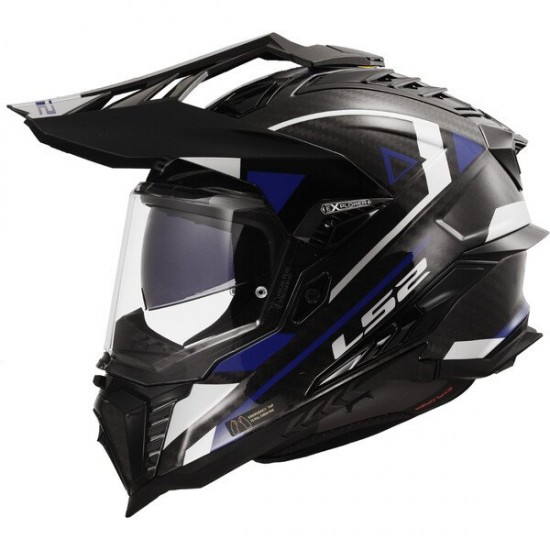 ΚΡΑΝΟΣ ADVENTURE LS2 MX701 EXPLORER CARBON ADVENTURE BLUE