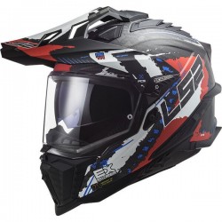 ΚΡΑΝΟΣ ADVENTURE LS2 MX701 EXPLORER CARBON EXTEND MATT RED