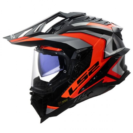 ΚΡΑΝΟΣ ADVENTURE LS2 MX701 EXPLORER CARBON FRONTIER II ORANGE