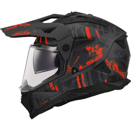 ΚΡΑΝΟΣ ADVENTURE LS2 MX702 PIONEER II CRAZY BLACK RED