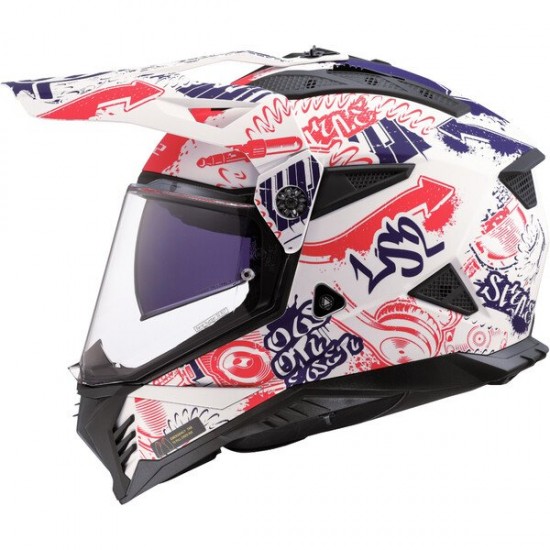 ΚΡΑΝΟΣ ADVENTURE LS2 MX702 PIONEER II FANTASY WHITE BLUE RED