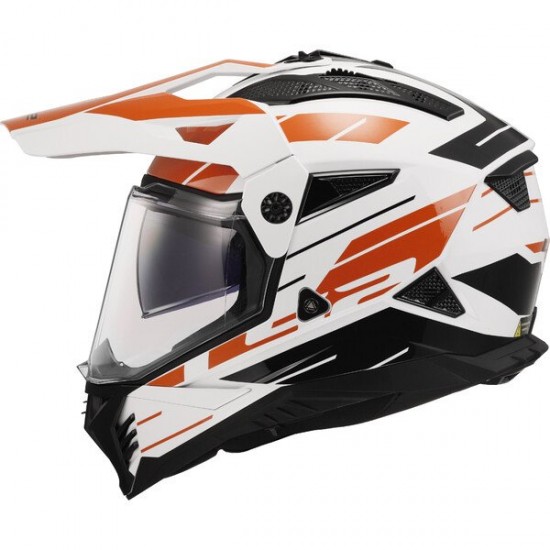 ΚΡΑΝΟΣ ADVENTURE LS2 MX702 PIONEER II NAMIB WHITE ORANGE