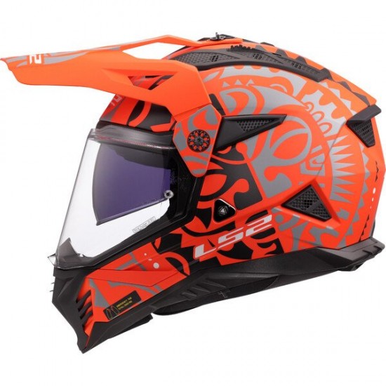ΚΡΑΝΟΣ ADVENTURE LS2 MX702 PIONEER II RANGI ORANGE